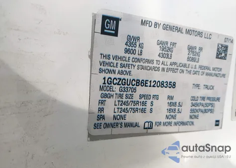 2014 Chevrolet Express 3500 Work Van from USA, damaged, VIN 1GCZGUCB6E1208358